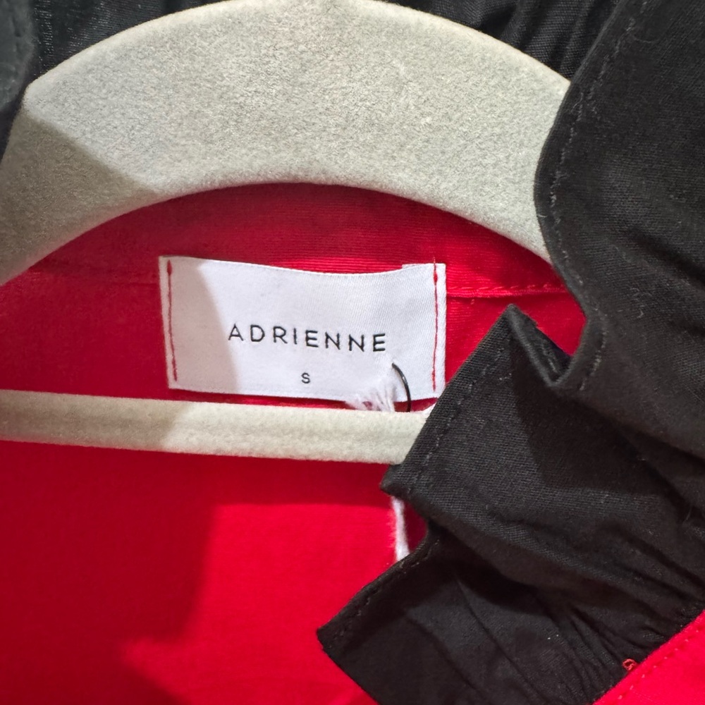 Adrienne Red and Black Dress - Picture 3 of 4